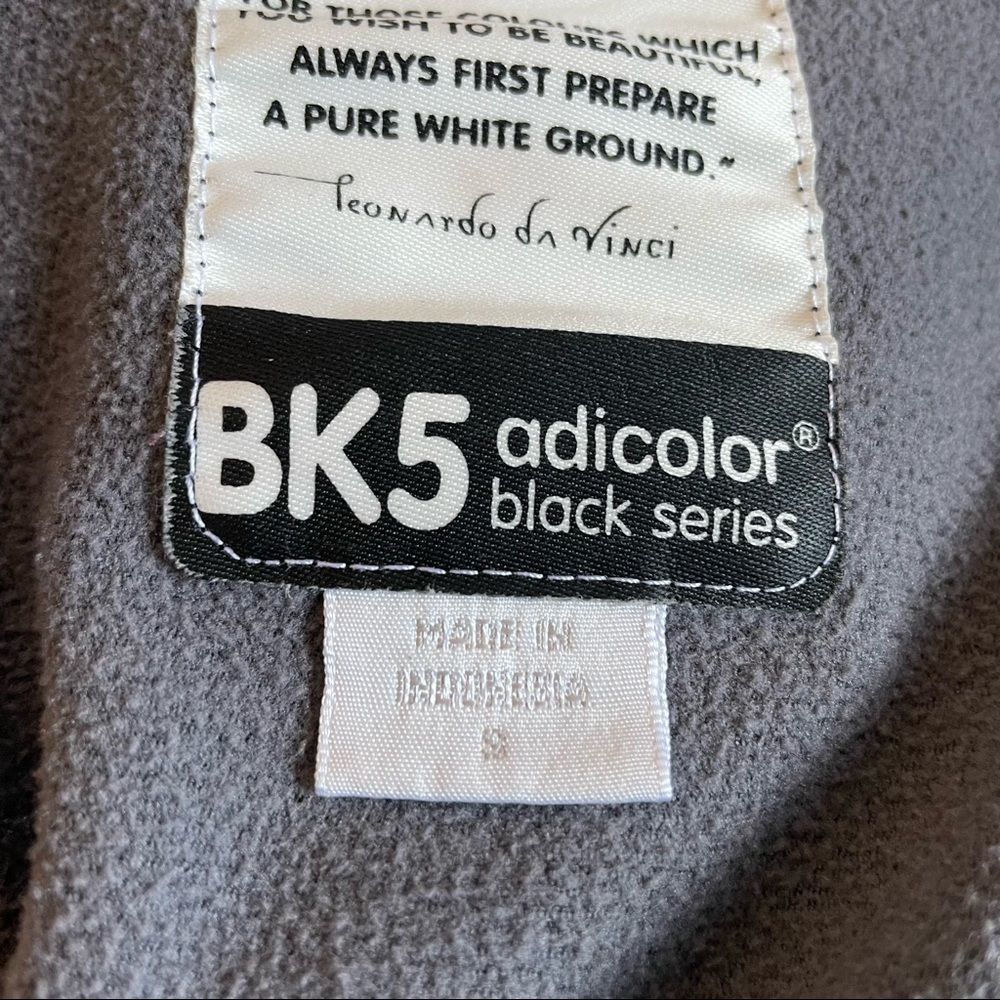 ADIDAS ORIGINALS BK5 Adi-Color Black Series DaVinci zip up track jacket. Size S - Picture 8 of 12